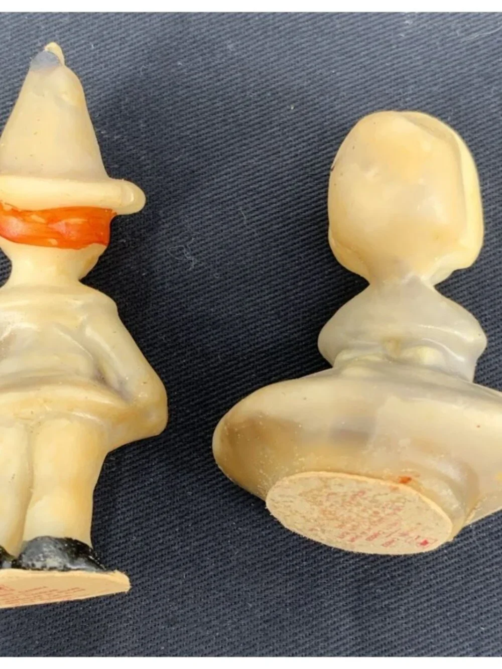 Tavern Thanksgiving Candles Pilgrim Boy & Girls Unburned Lot of 2 Socony